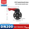 UPVC PVC Wafer Butterfly Valve with Handle