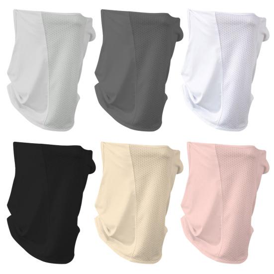 Sports Face Guard Neck Gaiter UV Protection Breathable Summer Cooling Ice Silk Bandana Men Women Outdoor Cycling Neck Scarf Face Shield