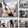 Anime GinTama Pillow Case Plush Fabric Soft  Pillowcase Double Sided Print Cushion Cover Household Gifts