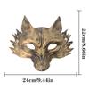Elegante Maschera Mezza Faccia per Mascherate da Uomo Cinturino Regolabile Sicuro Festa a Tema Gioco di Ruolo Costume