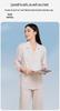 Women's Antibacterial Lyocell Tencel Pajama Set – Breathable Long Sleeve Pajamas with Long Pants for Spring and Summer.