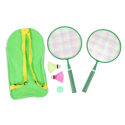 1 Paar Kinder Badminton Schläger Set mit Tragetasche Kinder Badminton Set mit 2 Federbällen 1