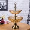 Placă pentru Fructe/Gustări din Sticlă de Cristal Europeană Danshizhiyuan