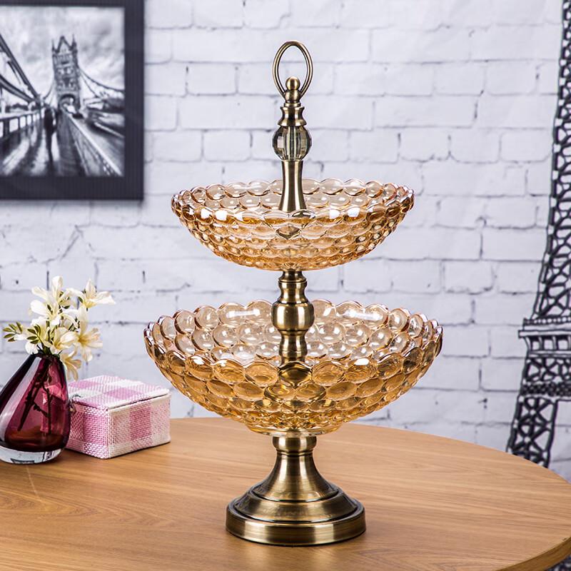 Danshizhiyuan European Crystal Glass Fruit/Snack Plate