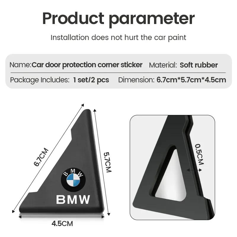 2X Car Door Corner Bumper Security Protection Stickers For BMW E30 E38 E39 E46 E60 E61 E90 X1 X3 X4 X5 X6 E70 E83 X5 F10 F30 F32