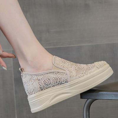Height-increasing Cake Thick-soled Breathable Casual Women's Shoes