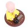 Little Monk Figurine Solar Funny Car Shaking Head Toy Chinese Little Monk Statue Car Dashboard