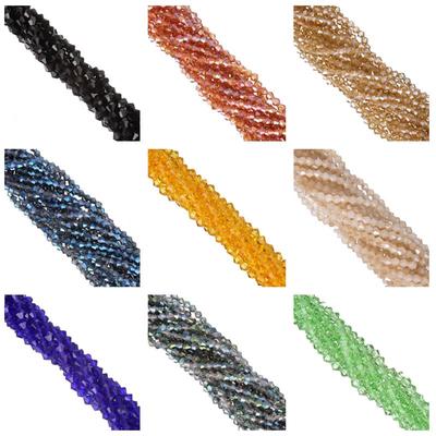 110 adet 4mm gerçek kristal cam boncuk AB yan dağınık boncuklar DIY takı yapımı için aksesuarları bilezik kolye