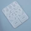 Mold Fashionable Ear Studs Casting Handmade Earrings Silicone Mold Eardrops Danglers Uv Crystal Resin Epoxy Mold