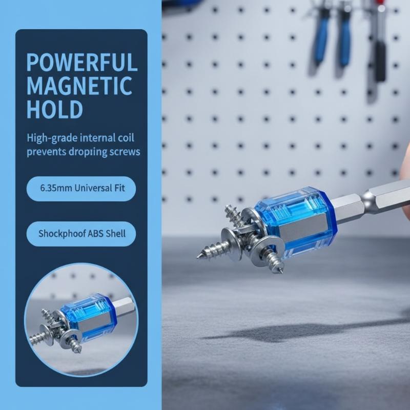 Magnetisierer Entmagnetisierer Werkzeug Magnetspule Für 6,35 mm 1/4 Zoll Elektrischer Schraubendreher Bohrerbits Starkes Magnetisches Design
