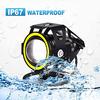 X-STYLE U7 Motorcycle Fog Lights, LED, Dual Mode, White + Yellow Squid Ring, Headlight, Auxiliary Light, Bullet Shape, 12V, Universal, with Switch, Se