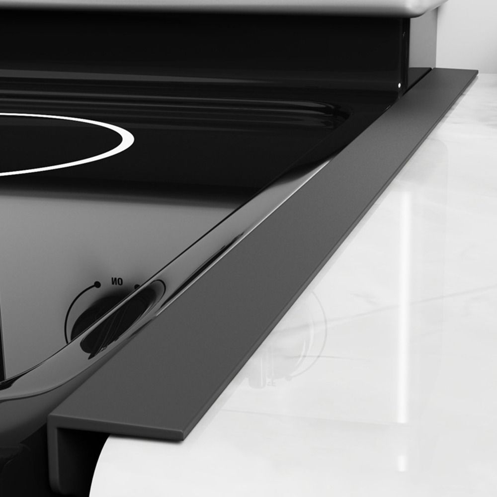 New 21 Inches Stove Gap Strip Silicone Anti-Stain Oven Anti-spill Seal Anti-Oil Easy to Clean Clearance Protective Pads