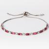 Luxury Rainbow Iced Out Zircon Tennis CZ Bracelet Women's Stretch Adjustable Bracelet Hippie Fashion Accessories Jewelry Gifts