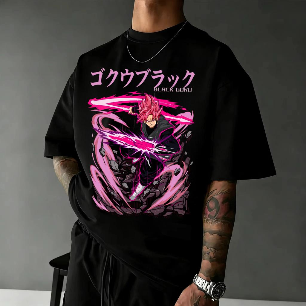 Dragon Ball Z Print Short Sleeve Cotton Tshirt Son Goku Vegeta Unisex Unisex Clothes Harajuku Y2k Tee Vintage Casual Tee Tops