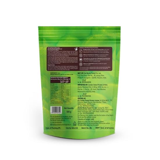 Del Monte Royal Arabian Fard Dates, 500gms, Dried