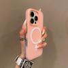 Luxury Candy Color 2 IN 1 Magsafe Case for iPhone 16 15 14 13 12 11 Pro Max Plus Magnetic Wireless Charge Clear Matte Soft Cover