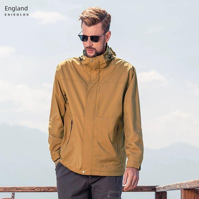Spring Leisure Removable Hooded Outdoor Shell Jacket