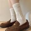 Women's Autumn and Winter Style Thick Plush Warm Twist Cloth Standard Wool Sleep Long Pile Socks