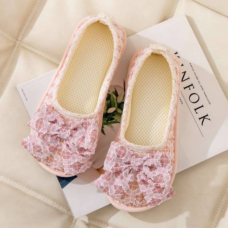 Wochenbett Schuhe Sommer dünne Tasche mit postpartalen schwangeren Frauen Frühling und Herbst weiche Sohle rutschfest 6. Mai atmungsaktiv dicksohlige Mutterschaftspantoffeln