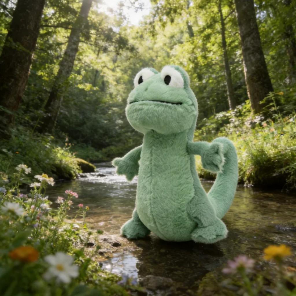 New Lizard Plush Doll Anime Peripherals Plushie Stuffed Toys Lizard Soft Toy Collectible Kids Fans Birthday Xmas Toys Gift