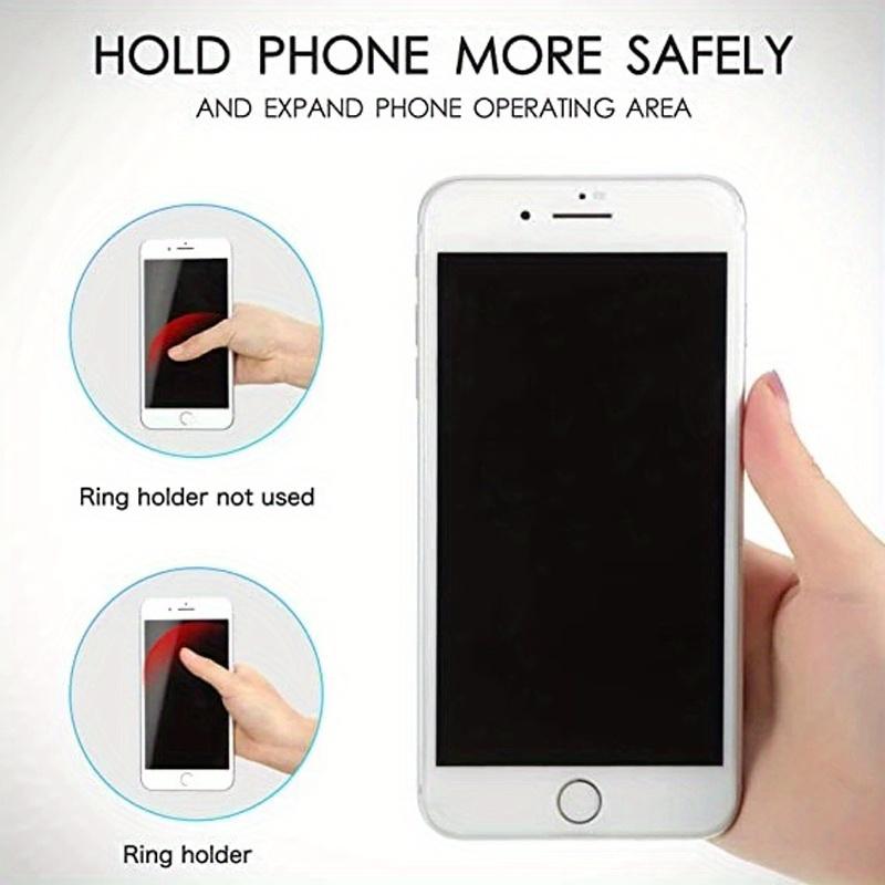 Mode Bling Handy Finger Ring Halter Tragbare Handy Halter Rund Telefon Schnalle Zurück Aufkleber Halterung Telefon Zubehör