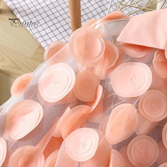 Women Summer Chiffon Shirt Lapel Lantern Long Sleeve Shirt Tops 3D Floral Print Semi-Sheer Mesh Splicing Single Breasted Blouse