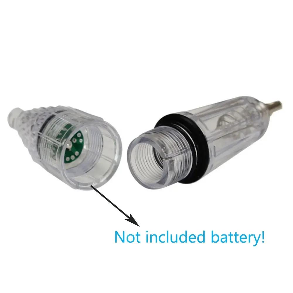 Underwater LED Lure Light 12/17cm Waterproof Fishing Light Colorful Flash LED Bait Lamp Fishing Tools , Without Battery