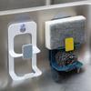Sink Drain Rack Metal Suction Cup Kitchen Storage Accessories Organizer Storage Sponge Holder Phone Glasses Bathroom Storage