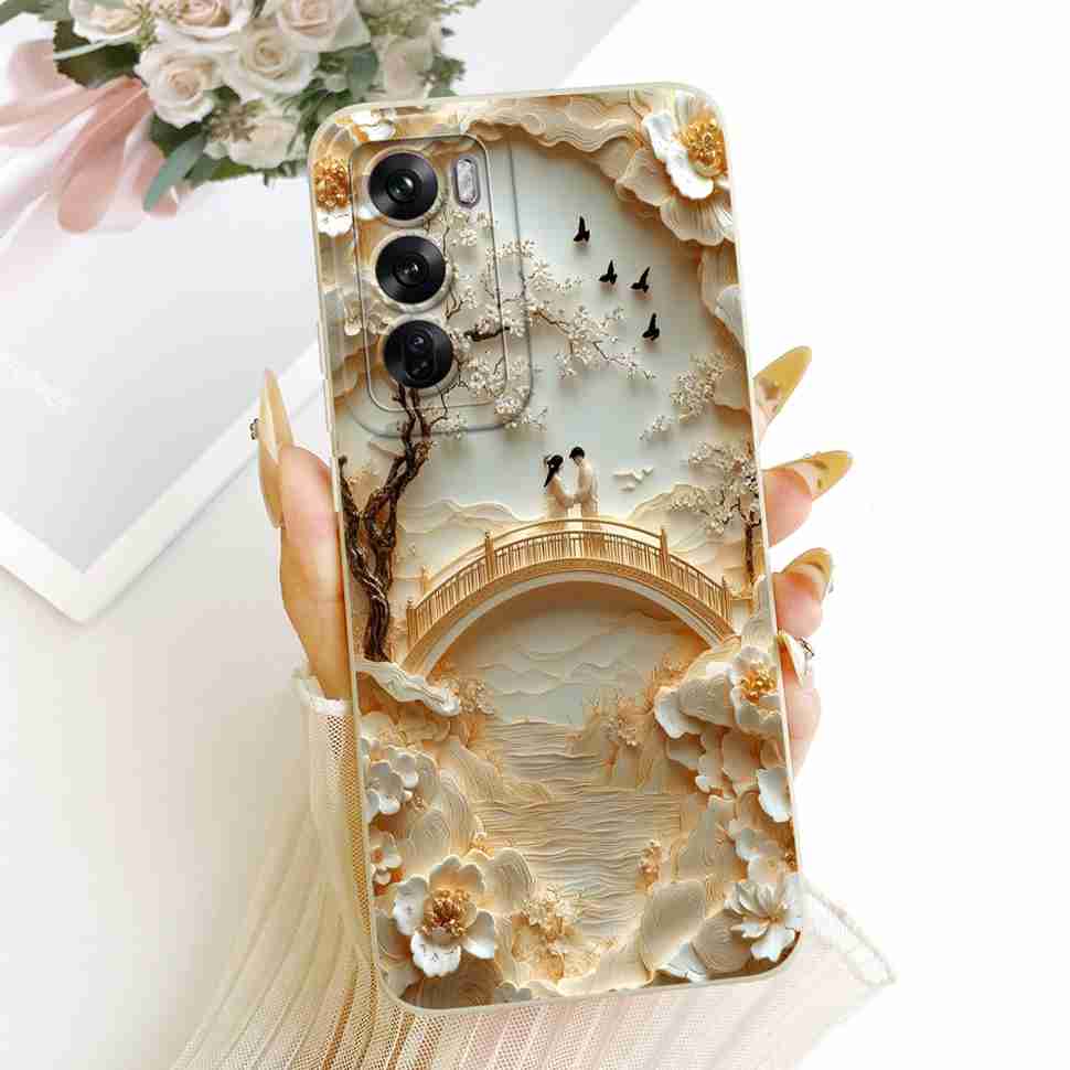 For Oppo Reno12 Pro 5G Case CPH2629 New Fashion Painted Cover Soft Phone Case For Oppo Reno 12 Reno12 Pro Back Cover Coque