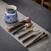 Blue and White Porcelain Tea Ceremony Accessories Ceramic Kung Fu Tea Utensils Mountains and Waters The 6 Heroes Teaware