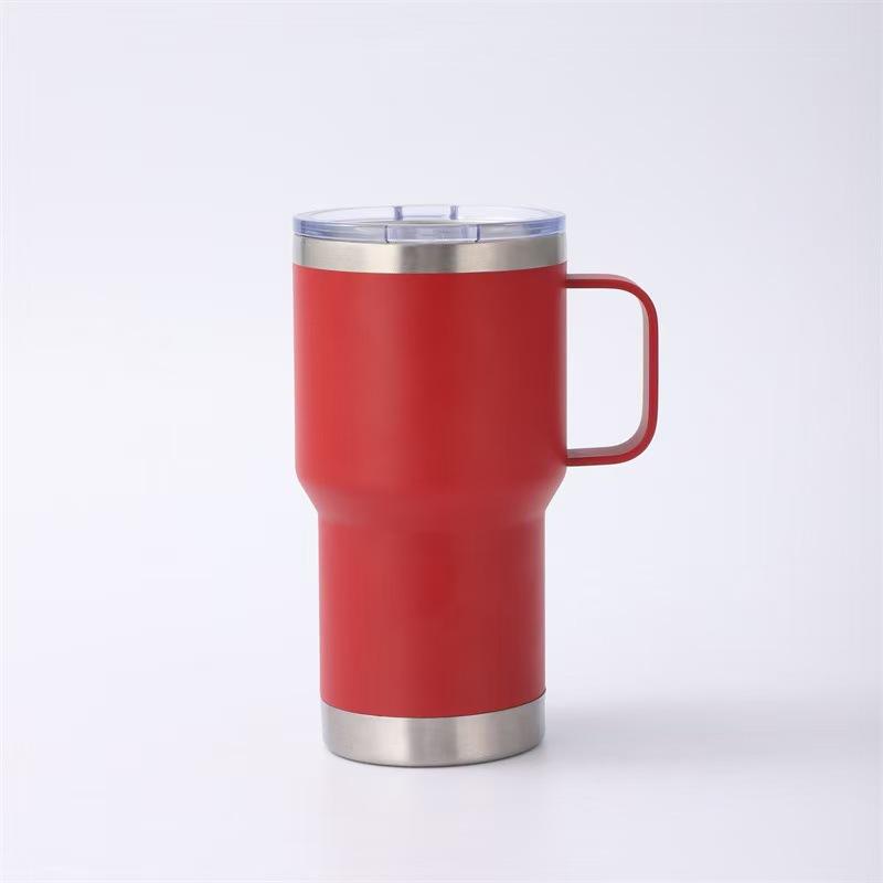 Multi-color Multi-Capacity Stainless Steel Vacuum Insulated Car Cups Leak-Proof Custom Logo Printing Available for Presents Home