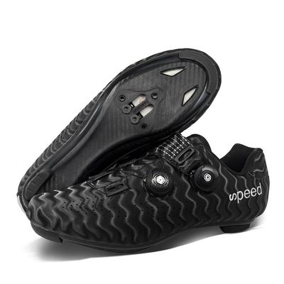 Road Racing Outdoor Cycling Shoes with Double Rotary Buckle and Lock System