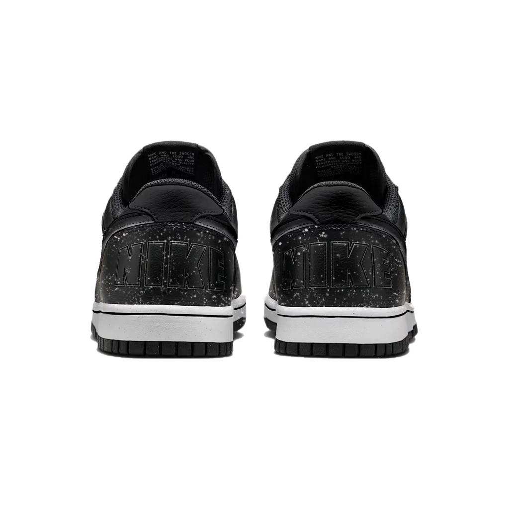 Nike Dunk Abrasion Resistant Breathable Height Increasing Low Top Skateboard Shoes Unisex Black 355152-016(Team1597-)