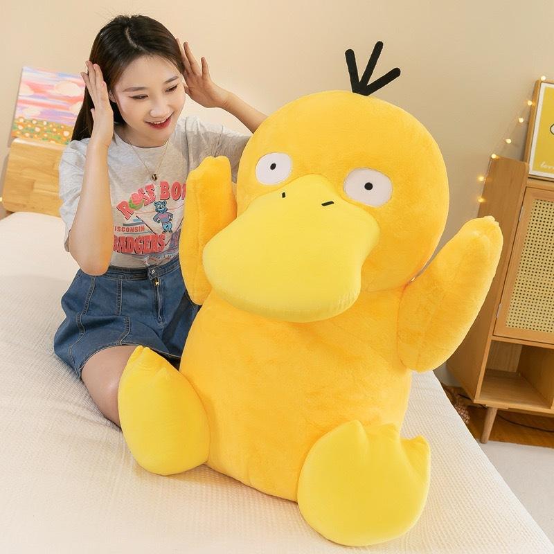 Rabbit Fur Can Reach Duck Doll Cute Duck Plush Toy Large Cloth Doll Bed Doll Throw Pillow Girl Sleeping