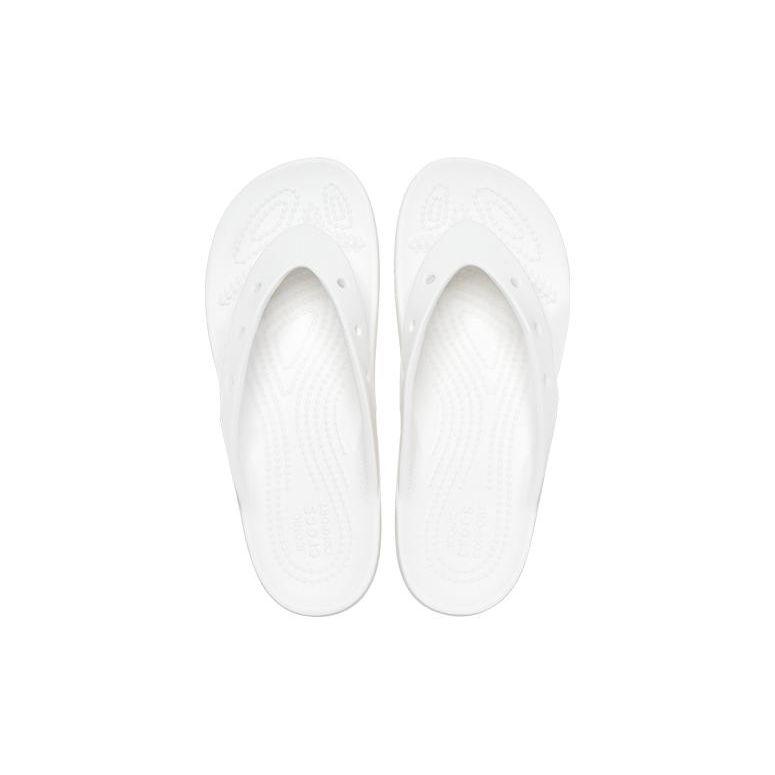 Crocs Classic Cloud Flip Flops Women Footwear White 207714-100