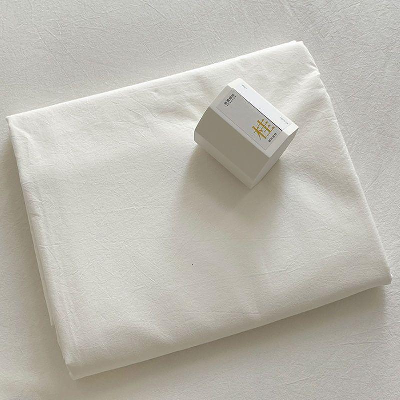 New Solid Minimalist Washed Striped Bed Sheet, Soft Bedding for Single Double Student Dormitory Home