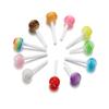 50Pcs/Lot 14x6mm Colorful Acrylic Lollipop Charms Pendants for DIY Earrings Necklace Jewelry Making Accessories Supplies