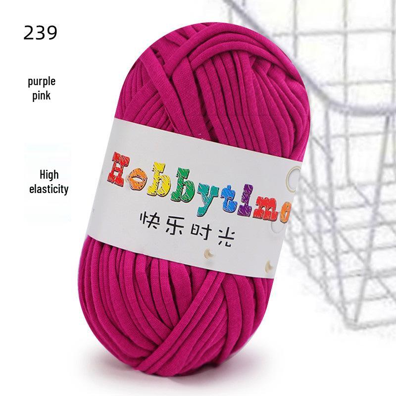 Cloth Strip Yarn DIY Crochet Kit: Handmade Bag, Knitting Material for Cushions, Carpets, and Dolls