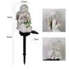 Waterproof Solar Resin Angel Lamp Outdoor Solar Statues Light for Cemetery Yard Lawn Pathway Graves Memorial Gardens Decoration