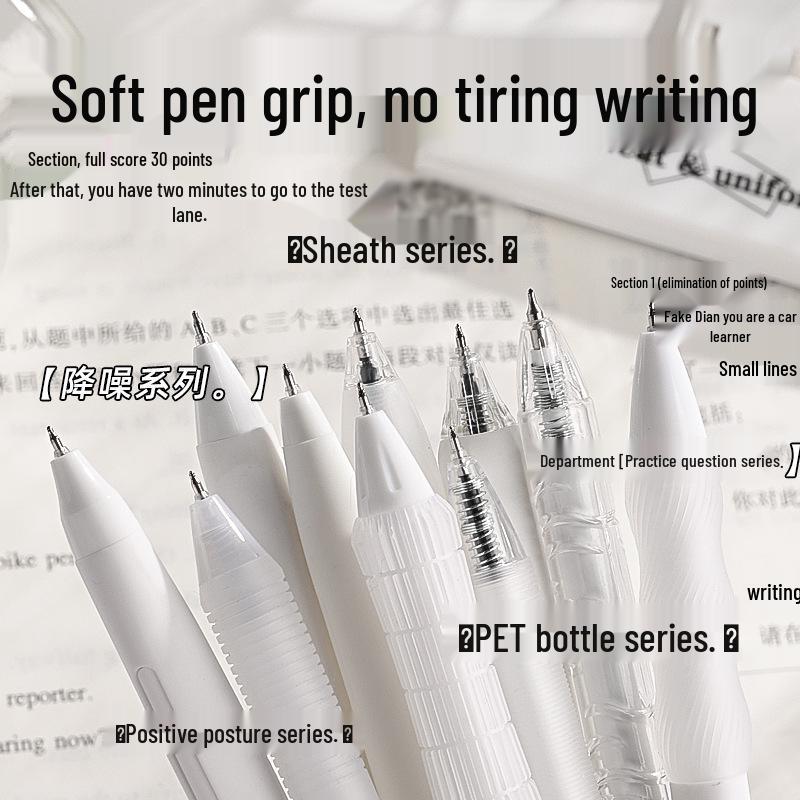 High-Quality Quick-Dry Student Push-Button Pen for Note-Taking & Signing