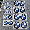 2pcs Car Badge 3D Stickers Soft Adhesive Multi-size Optional Motorcycle Waterproof Decals For BMW 50th Anniversary X1 X3 X5 X7 ydbn48