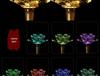 Copper LED Crystal Lotus Multi-Color Buddha Offering Lamp for Home Worship