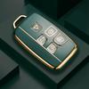 Plating Tpu Car Key Case Shell Cover Fob For Land Rover Range Rover Evoque Sport Freelander Discovery Velar For Jaguar Xe Xf Xj