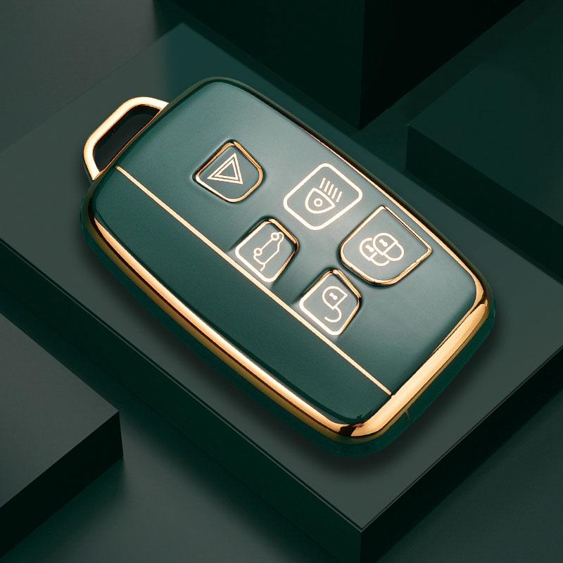 Plating Tpu Car Key Case Shell Cover Fob For Land Rover Range Rover Evoque Sport Freelander Discovery Velar For Jaguar Xe Xf Xj