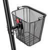 Quick Release Iron Wire Bicycle Basket with Handle, Universal Front Mount for Easy Installation and Removal