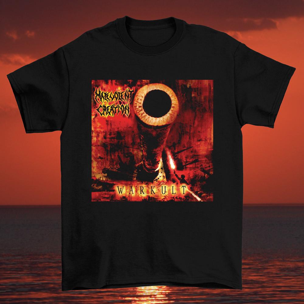 Malevolent Creation Warkult Black Cotton T Shirt Full Size S5XL Unisex T-Shirt XXXL