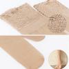 15D Wide Top Cuff Sexy Womens Thigh High Over Knee Stockings Transparent Silk Glitter Long Legging For Girl Plus Size Lingerie