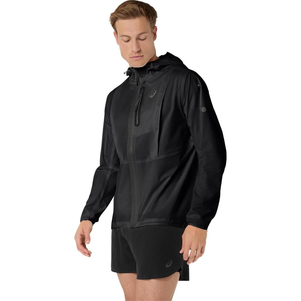 Running Wear FUJITRAIL ELITE Waterproof Jacket PERFORMANCE BLACK XL [ASICS]