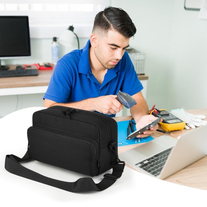 Nylon Carrying Case For HF96 Handheld Thermal Imager Storage Bag With Shockproof Lining And Multiple Compartment Design