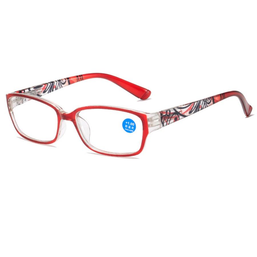

Fashion Reading Glasses Women AntiBlue Light Retro Oval Reading Eyeglasses Presbyopia Hyperopia Eyewear +1.0 +1.5 +2.0 +2.5 +3.0 +100 красный